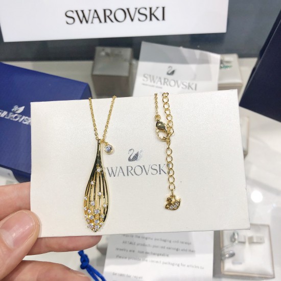 Buy Swarovski Stunning Olive Pendant 5515466 For Swarovski Gold 